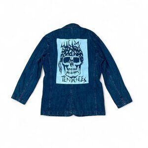 Suicidal Tendencies denim trench coat